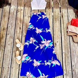 Blue Hawaii Skirt Sarong OS